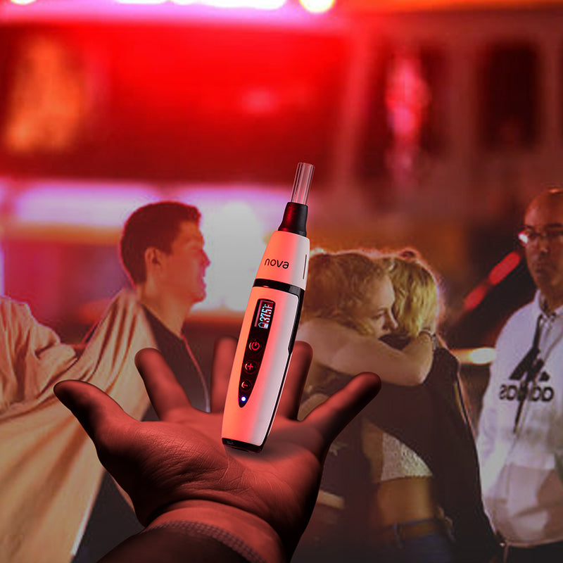 Nova Dry Herb Vaporizer (Flame Red)