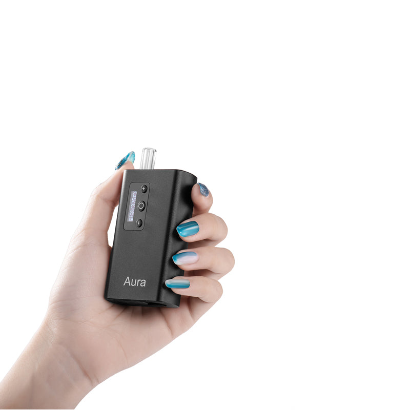 Aura Dry Herb Vaporizer (Jet Black)