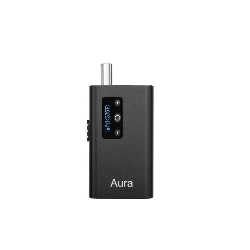 Aura Dry Herb Vaporizer (Jet Black)