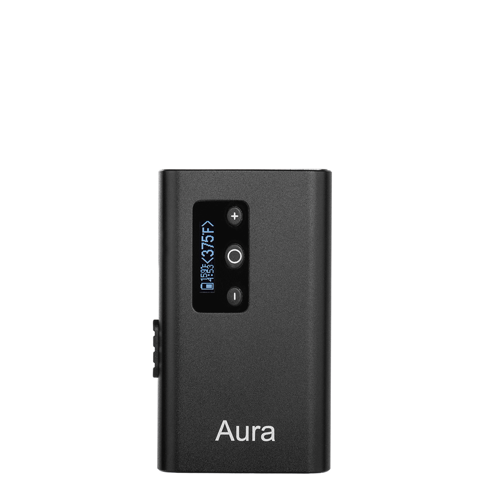 Aura Dry Herb Vaporizer (Jet Black)